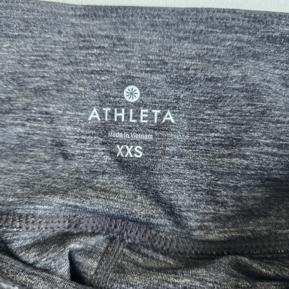 Athleta Gray Leggings with Stretchy Fit and Wide Waistband size xxs